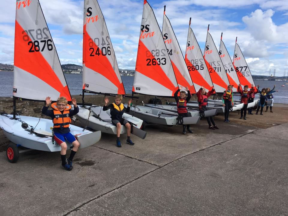 Young sailors at Wormit Boating Club